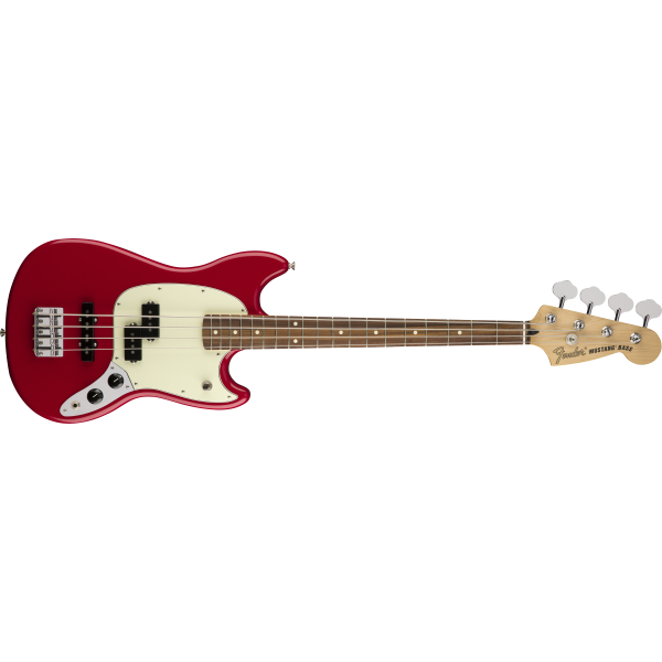 Fender Mustang® Bass PJ, Pau Ferro Fingerboard, Torino Red