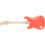Fender Squier  FSR Mini Stratocaster®, Maple Fingerboard, White Pickguard, Tahitian Coral