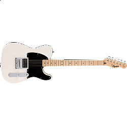Squier Sonic® Esquire® H, Maple Fingerboard, Black Pickguard, Arctic White