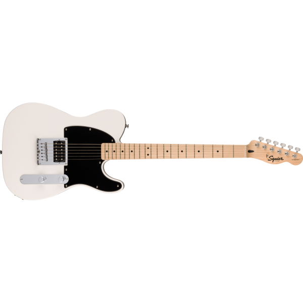 Squier Sonic® Esquire® H, Maple Fingerboard, Black Pickguard, Arctic White
