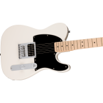 Squier Sonic® Esquire® H, Maple Fingerboard, Black Pickguard, Arctic White
