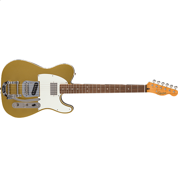 Fender Squier Classic Vibe™ Custom Telecaster® SH with Bigsby, Parchment Pickguard, Aztec Gold