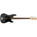 Fender Squier Affinity Series® Precision Bass® PJ, Laurel Fingerboard, Black Pickguard, Charcoal Frost Metallic