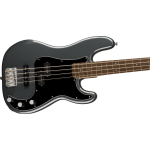Fender Squier Affinity Series® Precision Bass® PJ, Laurel Fingerboard, Black Pickguard, Charcoal Frost Metallic