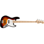 Fender Squier Affinity Series® Jazz Bass®, Maple Fingerboard, White Pickguard, 3-Color Sunburst