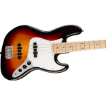 Fender Squier Affinity Series® Jazz Bass®, Maple Fingerboard, White Pickguard, 3-Color Sunburst