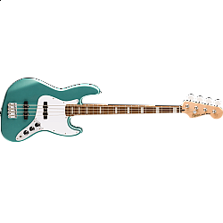 Fender Squier Affinity Series® Active Jazz Bass®, Laurel Fingerboard, White Pickguard, Mystic Sea Foam Green