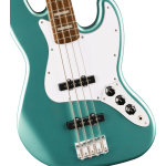 Fender Squier Affinity Series® Active Jazz Bass®, Laurel Fingerboard, White Pickguard, Mystic Sea Foam Green