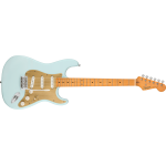 Fender Squier 40th Anniversary Stratocaster®, Vintage Edition, Maple Fingerboard, Gold Anodized Pickguard, Satin Sonic Blue