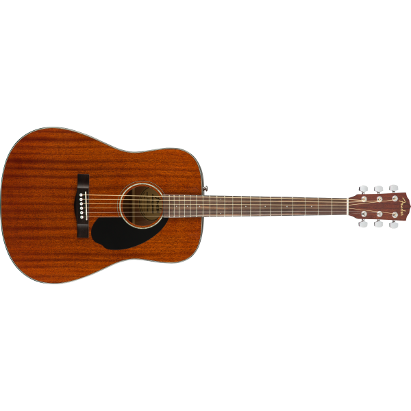 Fender CD-60S Dreadnought, Walnut Fingerboard, All-Mahogany 