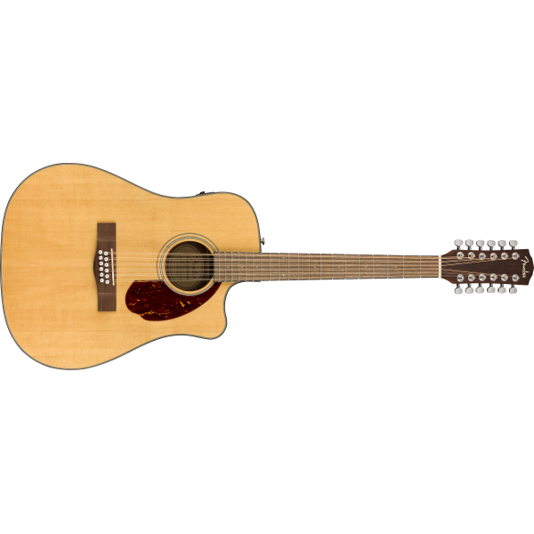 Fender CD-140SCE 12-String, Walnut Fingerboard, Natural w/Case