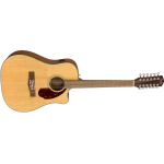 Fender CD-140SCE 12-String, Walnut Fingerboard, Natural w/Case