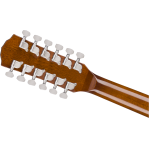 Fender CD-140SCE 12-String, Walnut Fingerboard, Natural w/Case
