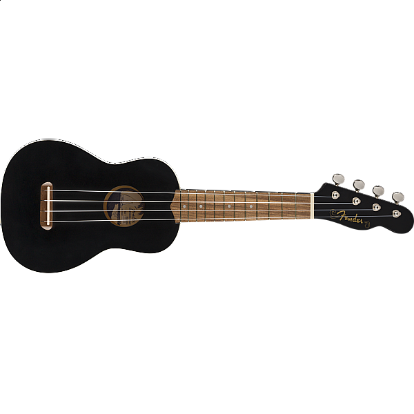 Fender Venice Soprano Ukulele Black