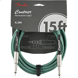 Fender Contour™ 15' Cable, Sherwood Green
