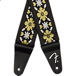 Fender Pasadena Woven Strap, Yellow Clover, 2"