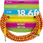 Fender MonoNeon Instrument Cable, 5,5m , Rovný - Lomený Fender MonoNeon Instrument Cable, 5,5m , Rovný - Lomený