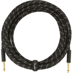 Fender Deluxe Series Instrument Cable, Straight/Straight, 18.6', Black Tweed
