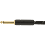 Fender Deluxe Series Instrument Cable, Straight/Straight, 15', Black Tweed