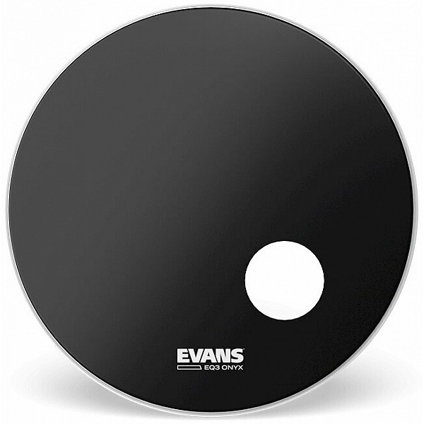 Evans BD20RONX EQ3 Onyx Coated 20" Black Rezonančná blana na kopák