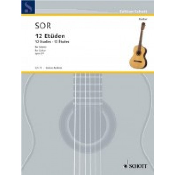 Sor,  Fernando -12 Studies op.29 