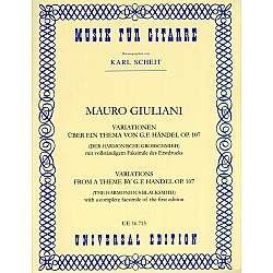 Giuliani, Mauro - Variácie na tému G.F.Händla op.107 (Scheit)