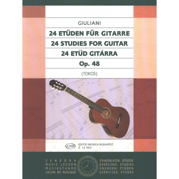Giuliani, Mauro -  24 Studies op.48 (Tokos)
