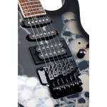 Rocktile Pro JK150-BSK elektrická guitara Skull