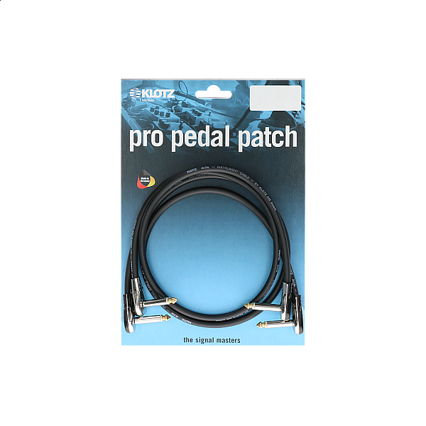 Klotz KPK Patch-kábel s ploskou koncovkou 0,15m čierny, 2ks