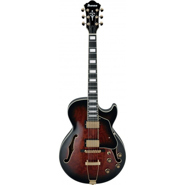 Ibanez Artcore Expressionist AG95QA-DBS Dark Brown Sunburst