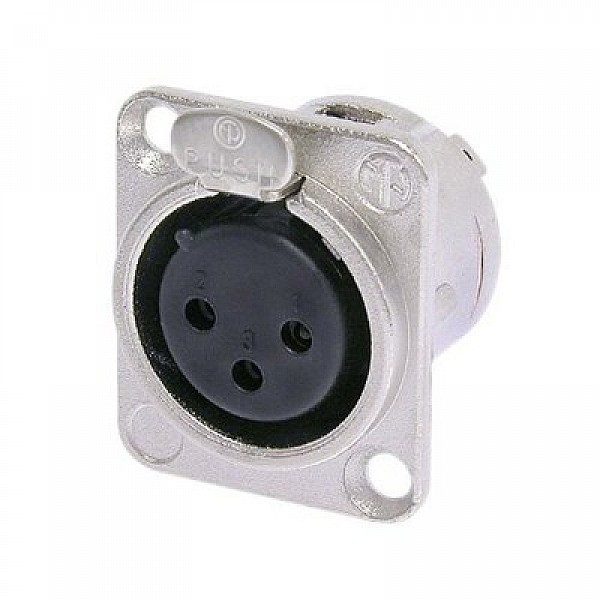 Neutrik NC3FD-L-1 XLR zásuvka F s poistkou