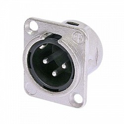 Neutrik NC3MD-L-1 panelový konektor XLR M