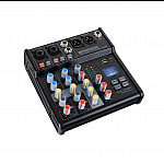 Pronomic B-403 Mini-Mixer + Bluetooth® + USB-Recording 