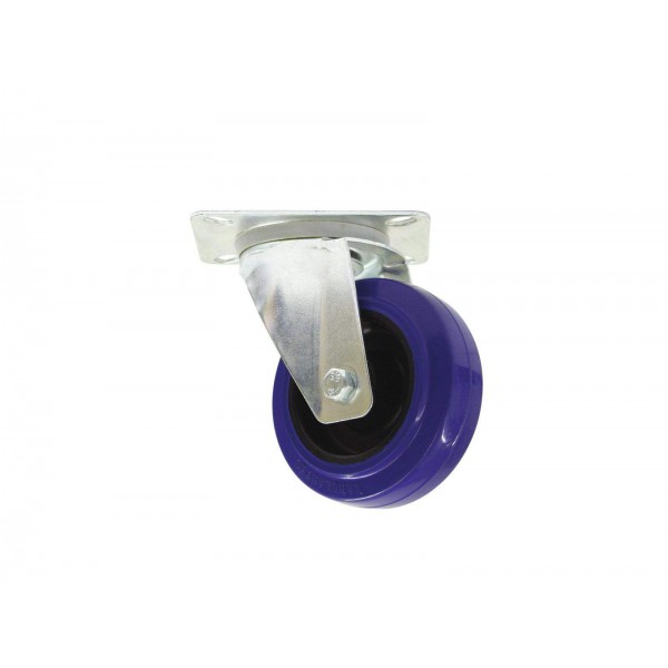 ROADINGER Swivel Castor 100mm blue shielded bearing