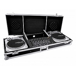 ROADINGER Console Road Pro for 2 Turntables black