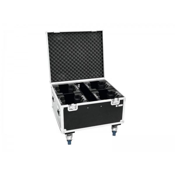 ROADINGER Flightcase 4x TMH FE-600 with wheels