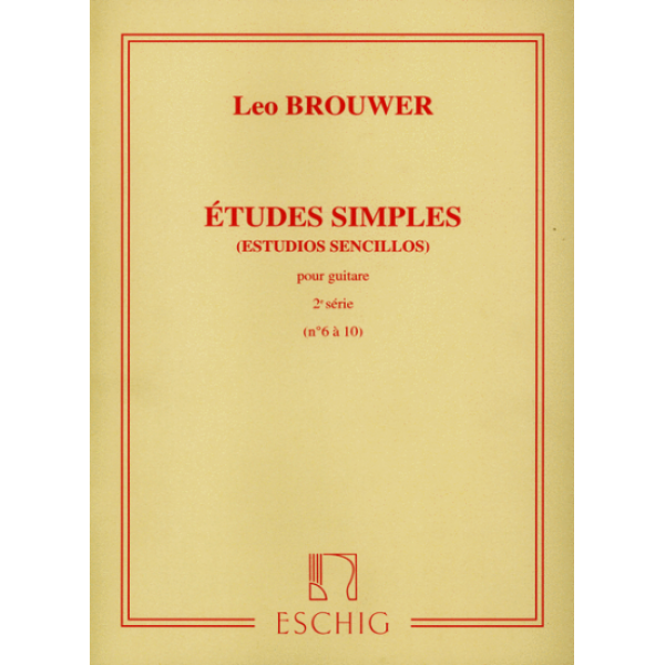 Brouwer, Leo -  Estudios Sencillos, Vol.2 (6-10)