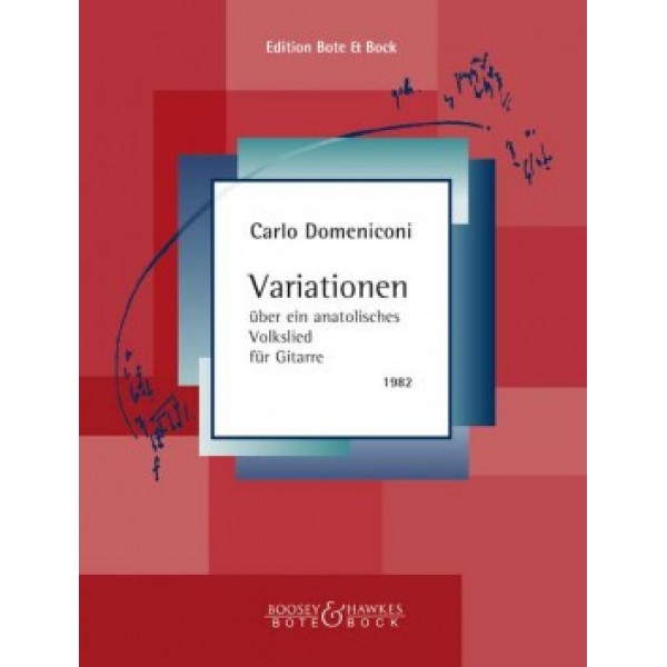 Domeniconi, Carlo -  Variationen über ein anatolisches Volkslied