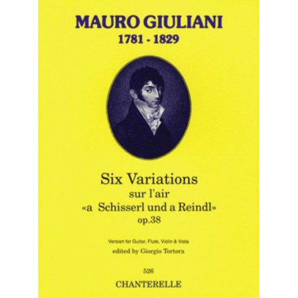 Giuliani, Mauro - Six Variations sur l'air "a Schisserl und a Reindl" , kvartet