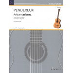 Penderecki, Krzysztof -  Aria e cadenza Transcription for guitar