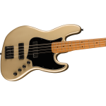 Fender Squier  Contemporary Active Jazz Bass® HH, Roasted Maple Fingerboard, Black Pickguard, Shoreline Gold