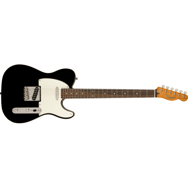 Fender Squier Classic Vibe Baritone Custom Telecaster®, Laurel Fingerboard, Parchment Pickguard, Black