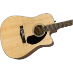 Fender CD-60SCE Dreadnought, Walnut Fingerboard, Natural 