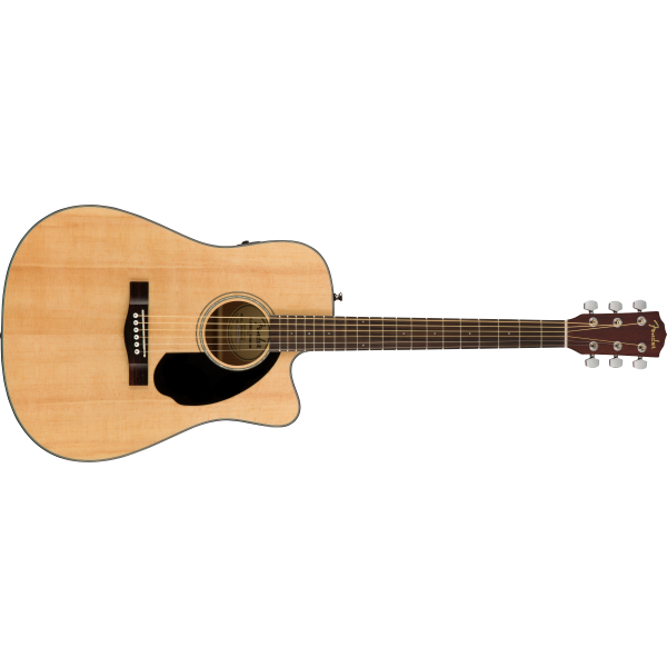 Fender CD-60SCE Dreadnought, Walnut Fingerboard, Natural 
