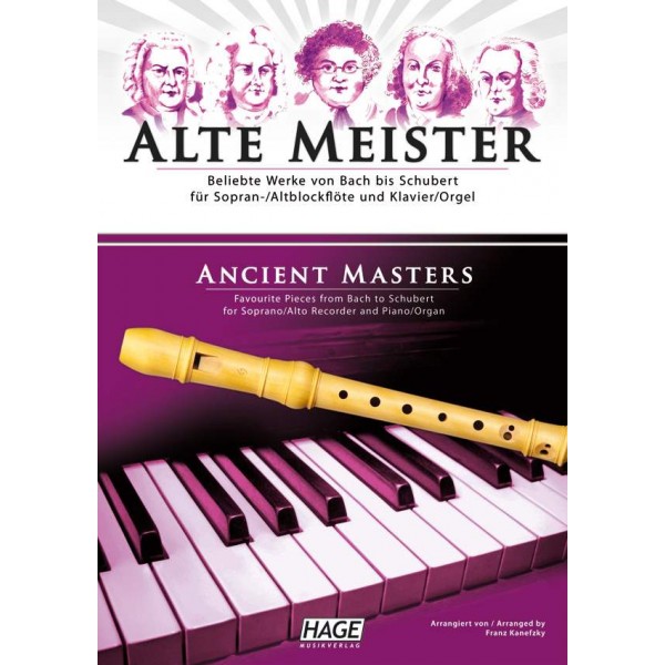 HAGE Alte Meister - Pre zobcovú flautu (alt) a klavír