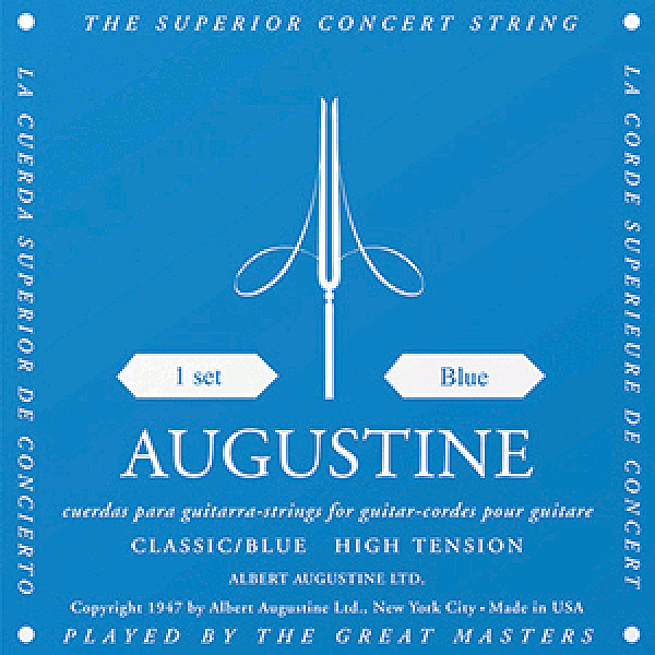 Augustine Classic Blue, high tension - struny na klasickú gitaru