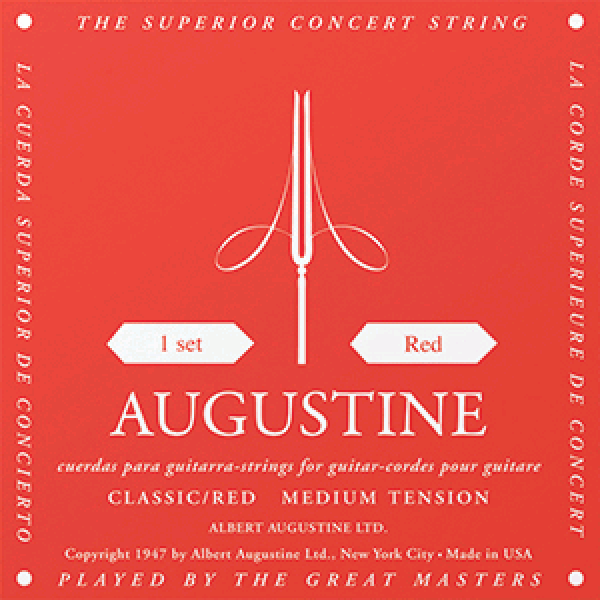 Augustine Classic Red, medium tension - struny na klasickú gitaru