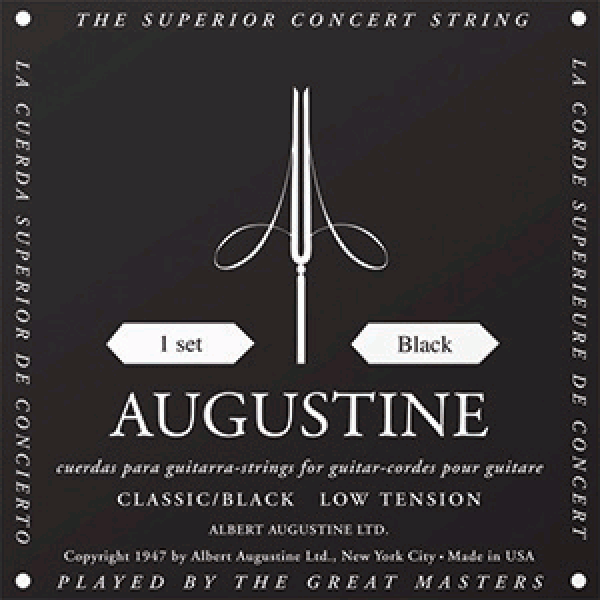 Augustine Classic Black, low tension - struny na klasickú gitaru