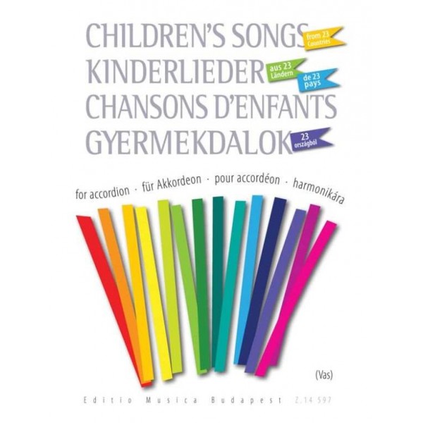 Children's Songs from 23 Countries for accordion