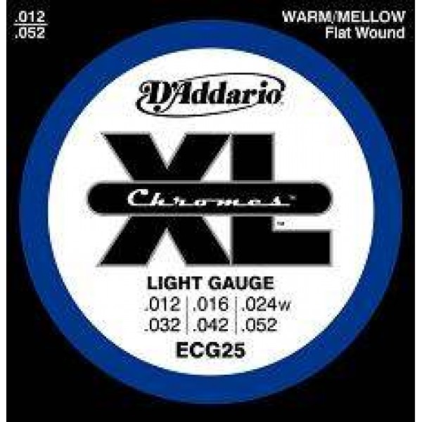 D´Addario ECG25 - Struny na elektrickú gitaru - Hladené